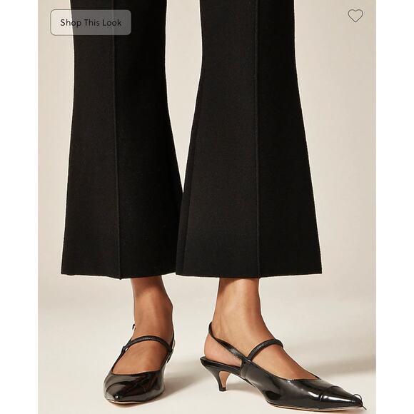 J. Crew New Delaney Kickout Sweater Pant Black NWT size XXL - Picture 5 of 10